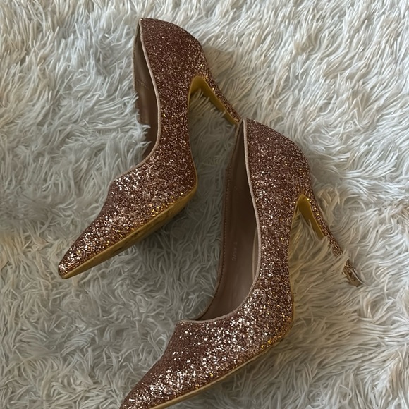 BOGO- Rose gold sparkly shoes - Picture 5 of 5